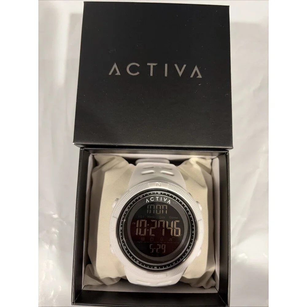 Invicta x Activa men’s watch digital essentials 50mm White Blakc ACW1915-007